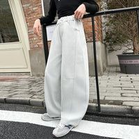 High quality plain color jeans for girls, spring and autumn 2025 new style, medium and large children's pants 4-16year