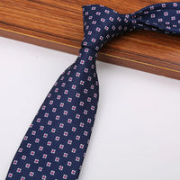 New 8CM Printing Ties For Men Necktie Paisley Floral Designer Scarf Tie For Groom Business Wedding Party