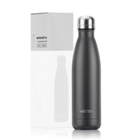 WATERSY 500ml Stainless Steel Vacuum Flask, Insulated Thermos Cup for Coffee & Water, Double Wall Thermal Bottle for Sports