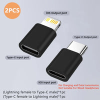 USB C to Lightning Adapter IOS Fast Charging Lightning Male to Type C Female Converter For iPhone 14 13 12 Data Transfer Adapter