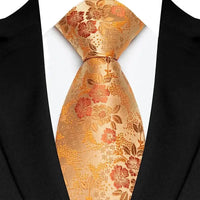 Luxury 8CM Mens Necktie Floral Paisley Classic Ties For Man Groom Jacquard Woven Neck Tie Business Wedding Party