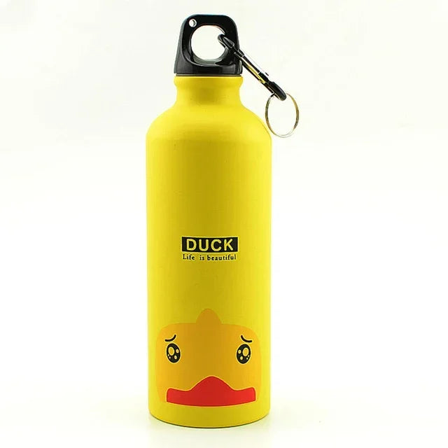 Aluminium Cartoon Sports Mug Cartoon Image Children's Water Cup Stainless Steel Water Bottle with Lid Insulated Mug Coffee Mug