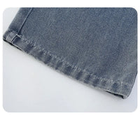 Girls Jeans 2025 Spring Autumn New Fashion Star Pattern Casual Denim Pants School Kids Trendy Teenage Children's Trousers 5-14T