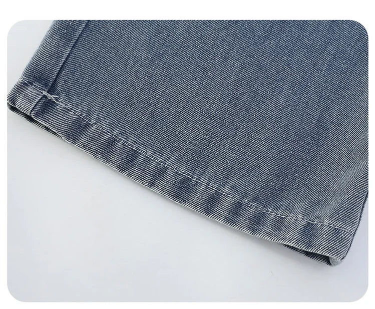 Girls Jeans 2025 Spring Autumn New Fashion Star Pattern Casual Denim Pants School Kids Trendy Teenage Children's Trousers 5-14T