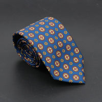 Super Soft Bohemian Silk Ties Men's Fashion 7.5cm Necktie For Men Wedding Business Meeting Gravata Colorful Novelty Printing Tie