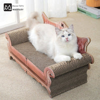 Meow Fairy Cat Sofa Corrugated Paper Cat Scratch Board Cat Nest Integrated Replaceable Removable Scratching Board Grinding Claw Cat Toy