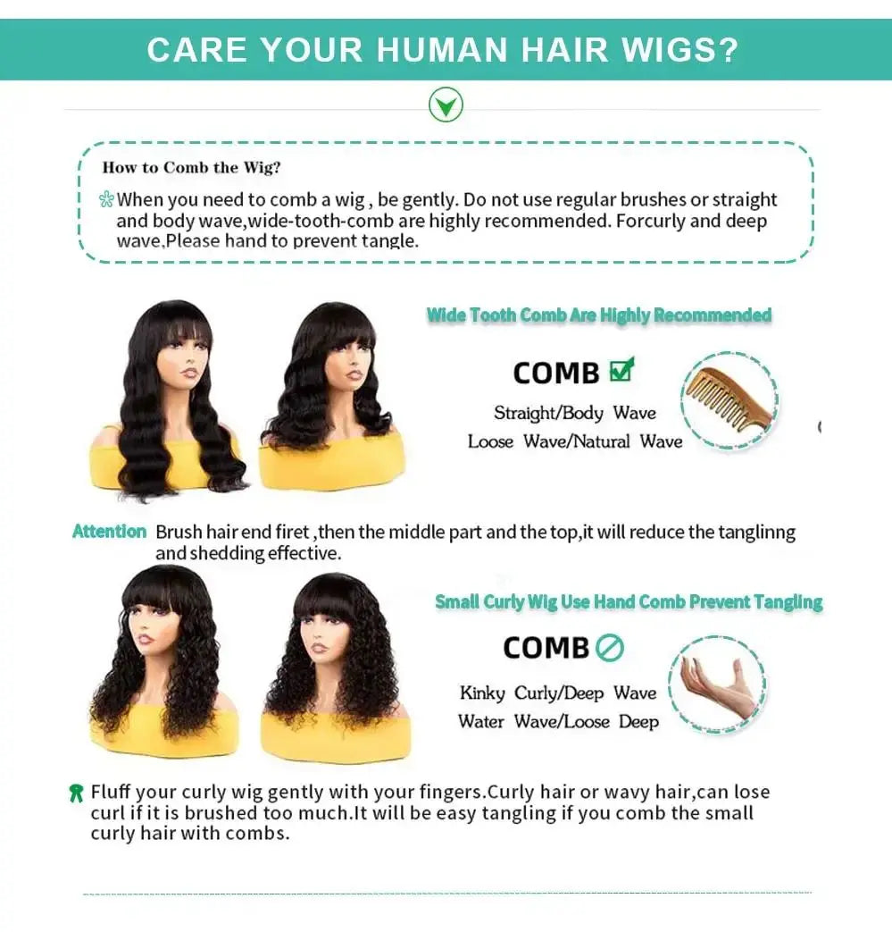 Glueless Human hair Wigs Kinky Curly Headband Wig Upgrade 3 IN 1 Half Wig With Drawstring Seamless Clip Ins Flip Over For Women