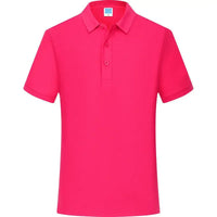 T-shirts Button Red Plain Women's Polo 100℅ Cotton Fashion 2025 Cheap Female Tee Tops Pretty Korean Popular Clothes Synthetic
