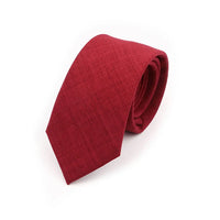 Solid Color Handmade Cotton Ties Men Necktie Striped Narrow Collar Slim Pink Sage Green Casual Tie Wedding Suit Accessories Gift