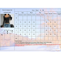 Long Sleeve T-shirt Slim Tops Sexy Woman Clothing Square-Cut Collar Close-fitting Tee Shirt Street Wear Fall 2025 New 2523