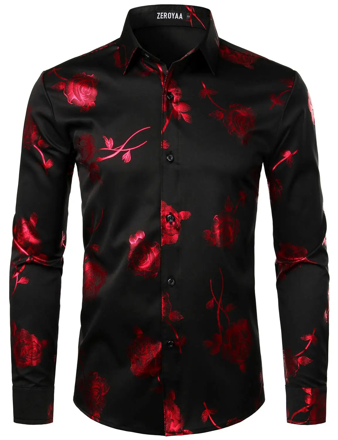 Long Sleeve Hawaiian Shirts Men Fashion Shirt Abstract Painting Floral Blouses Cuba Beach Blouse Turn Over Collar Camisas Unisex