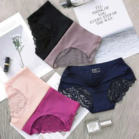 High Quality Women Seamless Panties Solid Ultra-thin Panties Underwear Women's Sexy low-Rise Ruffles Briefs Lingerie 2019 dzk17