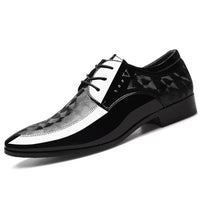 Men's Groom Wedding High-end Leather Shoes Men's Business Casual Leather Shoes Plus Size 39-47