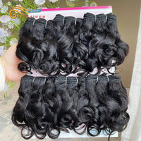 Blonde Bouncy Curly Bundles 100% Human Hair Bundles For Black Women Indian Short Curly Hair Bundles Colored 1B 27 30 99J