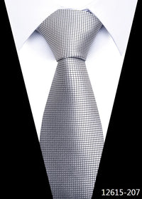 8 cm Tie Men Gravatas Classic Many Color Newest design Silk Necktie Shirt Accessories Striped Sky Blue Man's Office