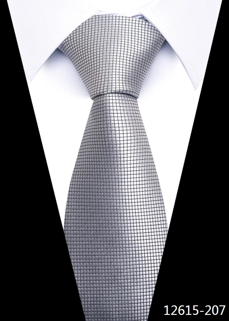 Newest Style 8 cm Necktie Man Blue Golden Striped Wedding Accessories Performance Tie Men Necktie Gravatas Fit Business