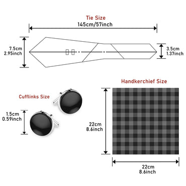 High Quality 7.5 cm Stripe Blue Tie Pocket Square Cufflinks Set For Men Gift Box Wedding Gravatas Fit Workplace