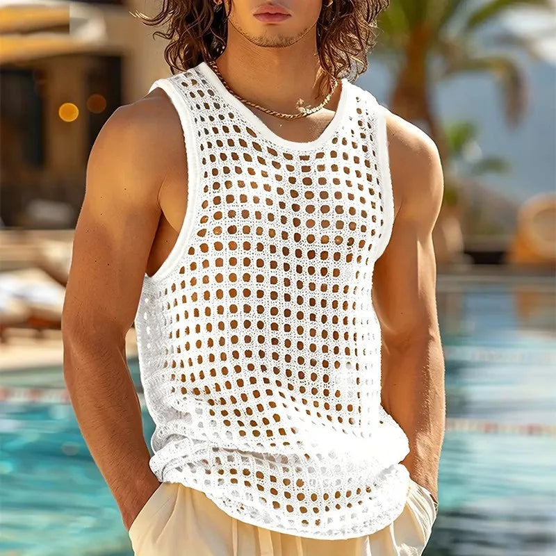 New American Men Vests S-2XL 2025 Summer