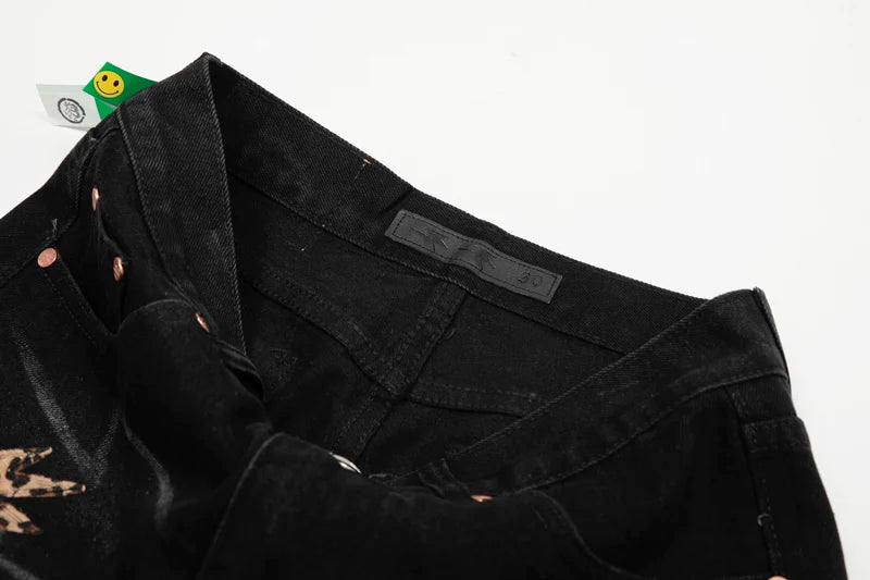 Spring Summer New Fashion Casual Hip Hop Softened Denim Straight Leg Pants High Street Men Women Loose Comfortable Jeans