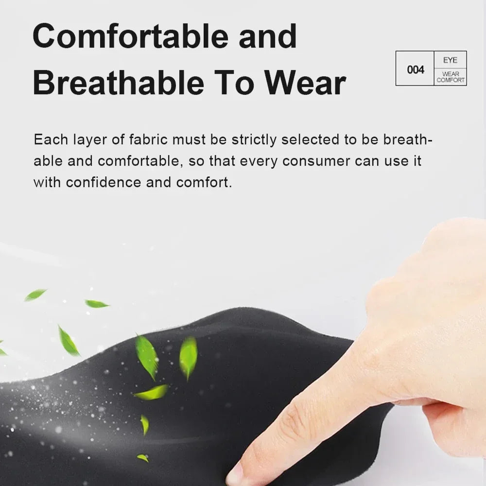 3D Sleeping Mask Block Out Light Soft Padded Sleep Mask For Eyes Slaapmasker Eye Shade Blindfold Sleeping Aid Face Mask Eyepatch