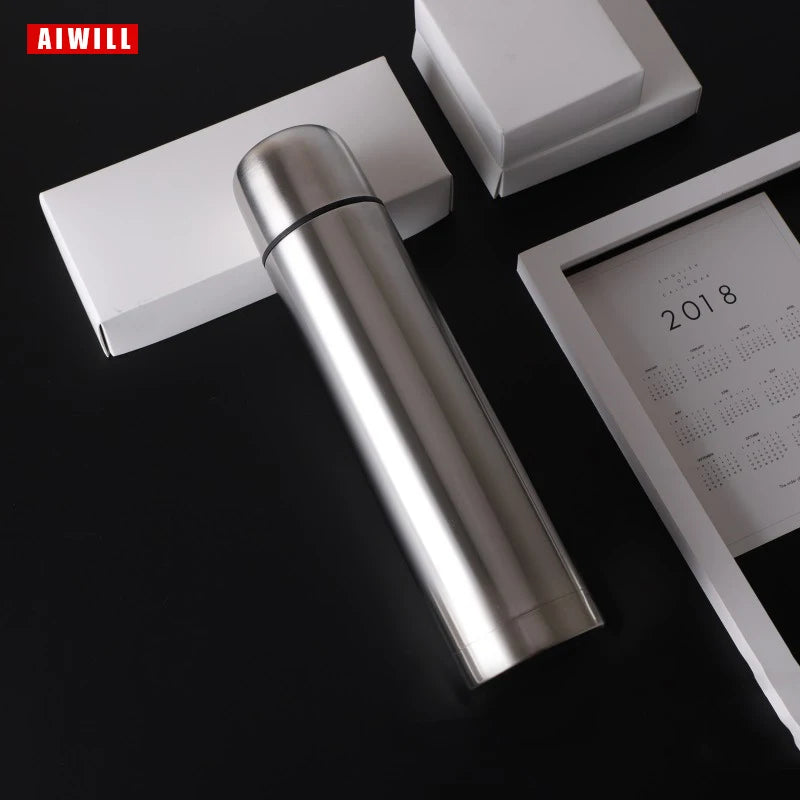 AIWILL 350/500ML Coffee Thermos Water Bottle  Stainless Steel  Vacuum Flask Thermoses Travel Mug Thermo Cup Thermos Coffee Mugs