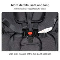 Compact Baby Stroller 4 in 1 with ISOFIX Baby Travel System Multifunctional Baby Pram for Toddlers Buggy Travel Pram Baby Items