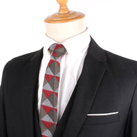 New Cotton Ties Casual Skinny Necktie For Party Boys Girls Plaid Neck Tie Wedding Necktie For Groom Neck Wear For Men Gravata