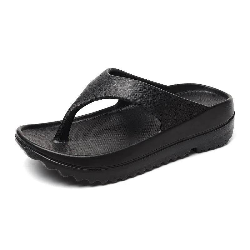 Asgard Summer Fashion Flip Flops For Women 2025 New Thick Soles Beach Sandals Comfort Soft Outdoor EVA Slippers Lafy Home Slides
