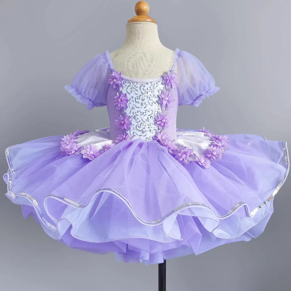 Summer Children Ballet Dress Baby Ballerine Dance Costumes Kids Dresses Tutu Girl Ballet Leotards Vestidos Party Girls Clothing