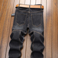 Pants Men Jeans Pantalones Hombre Pantalon Homme Jean Slim Business Classic Denim Trousers Biker High Quality Male Straight