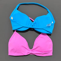 HISTELLO Sports Bra Seamless Halter Thin Strap High Support Scrunch Women Removable Pads Gym Fitness Workout Yoga Clothes