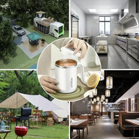 Insulated Stainless Steel Tumbler 17oz - Large Capacity Travel Mug with Lid & Straw,304 Vacuum Cup for Hot/Iced Coffee Leakproof