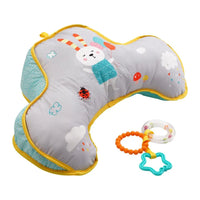 Baby Pillow Tummy Time Toy Lying Pillow High Contrast Baby Sensory Toy Double-Sided Pillows Training Gifts Birthday Head-up