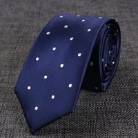 New Skinny 6CM Mens Necktie Slim Narrow Ties For Man Plaids Striped Paisley Jacquard Cravat Business Party Corbatas Neck Tie