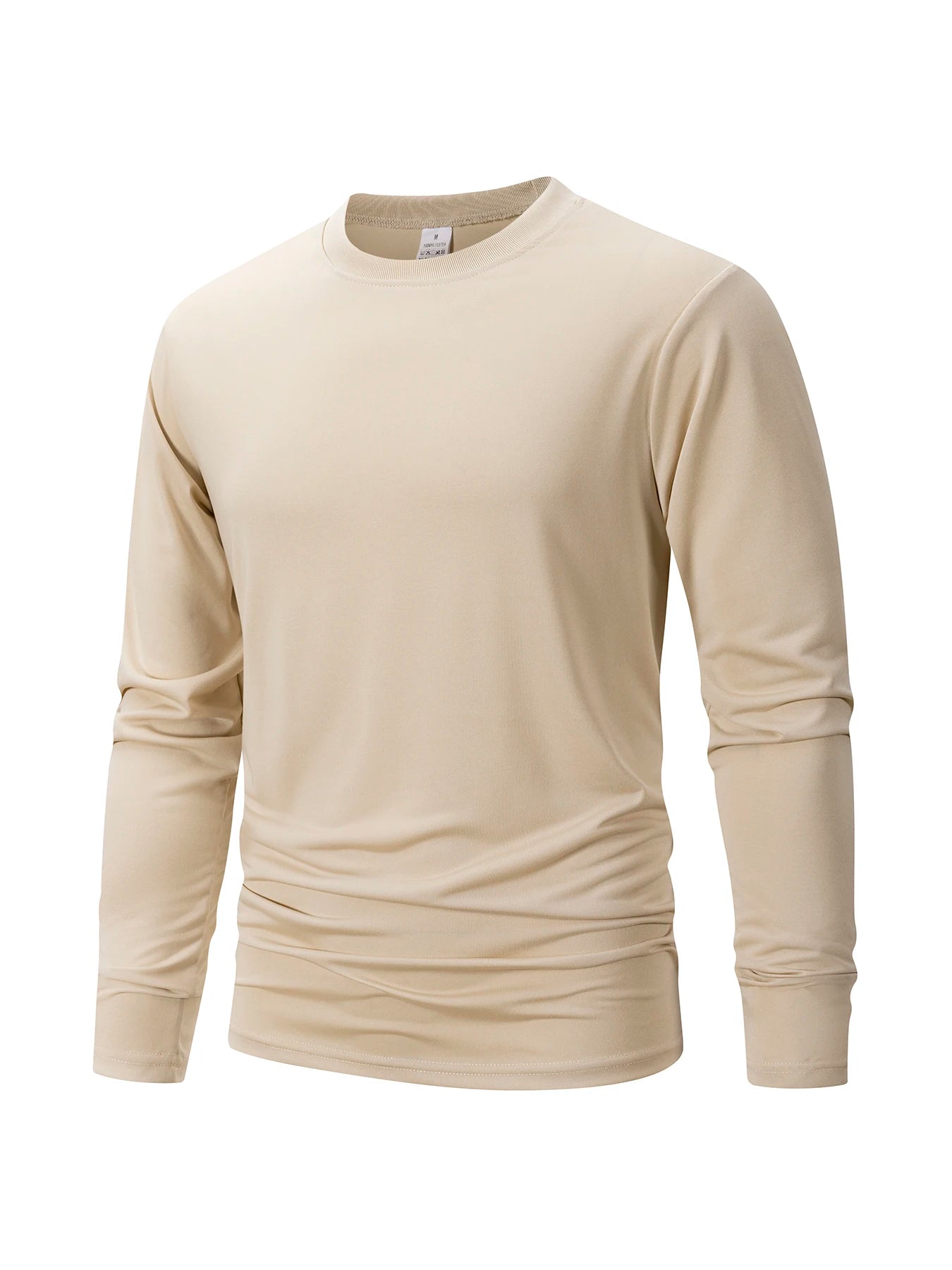 Men's Button Long Sleeve Henley Neck T-Shirt Casual Breathable Round Neck  T-Shirt Solid Color Slim Fit Tee Basics Cozy Tops