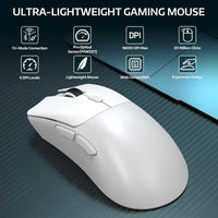 MAMBASNAKE x ATTACK SHARK R1 59g SUPERLIGHT Mouse, PixArt PAW3311 Gaming Sensor, BT/2.4G Wireless/Wired Gaming Mouse