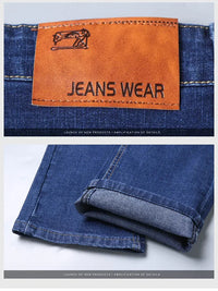 2025 Spring New Mens Slim Fit Classic Skinny Jeans Casual Street Style Casual Mens Skinny Jeans Male Slim Fit Pencil Denim Blue