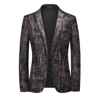 Blue Men's Blazer,Wedding Party Dress Jacket,Khaki Black White Available,Slim Fit Blazer,Asian Size M-6XL