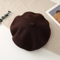 Winter Hats for Women Berets Painter Cap Autumn Winter Hat Female Flat French Artist Beret Girls Vintage Warm Casual New