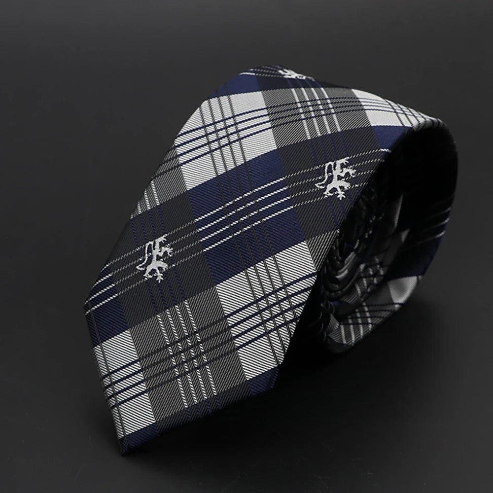 New Men Ties Solid Color Stripe Print Floral 6cm Jacquard Business Neckties Narrow Skinny Tie Wedding Prom Daily Wear Accessory