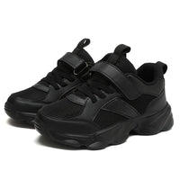 Children's Fashion Sports Shoes Breathable Student Black School Walking Shoes Anti-skid Boys& Girls Casual Running Sneaker