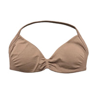 HISTELLO Sports Bra Seamless Halter Thin Strap High Support Scrunch Women Removable Pads Gym Fitness Workout Yoga Clothes
