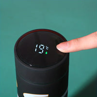 1pc Retro intelligence 304 Stainless Steel Insulated Cup, Chinese Style Trend, Creative Water Cup, Kitchen Supplies