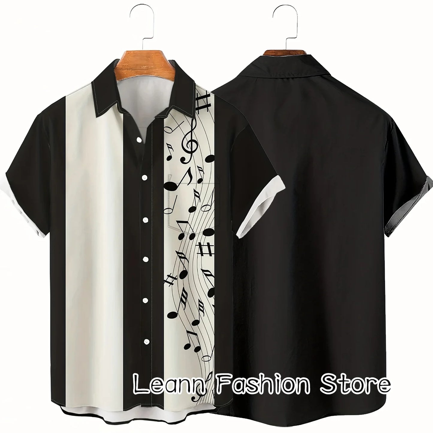 Men Summer Poker Symbol Stripe Print Shirt Casual Beach Short Sleeve Clothing Male Button Lapel Collar Shirt Fashion Leisurewear