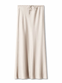 Long Satin Skirts Women Dark Green Luxury Spring Summer Maxi Straight Black Skirt Long Shining Satin Skirt Maxi Brown Ladies