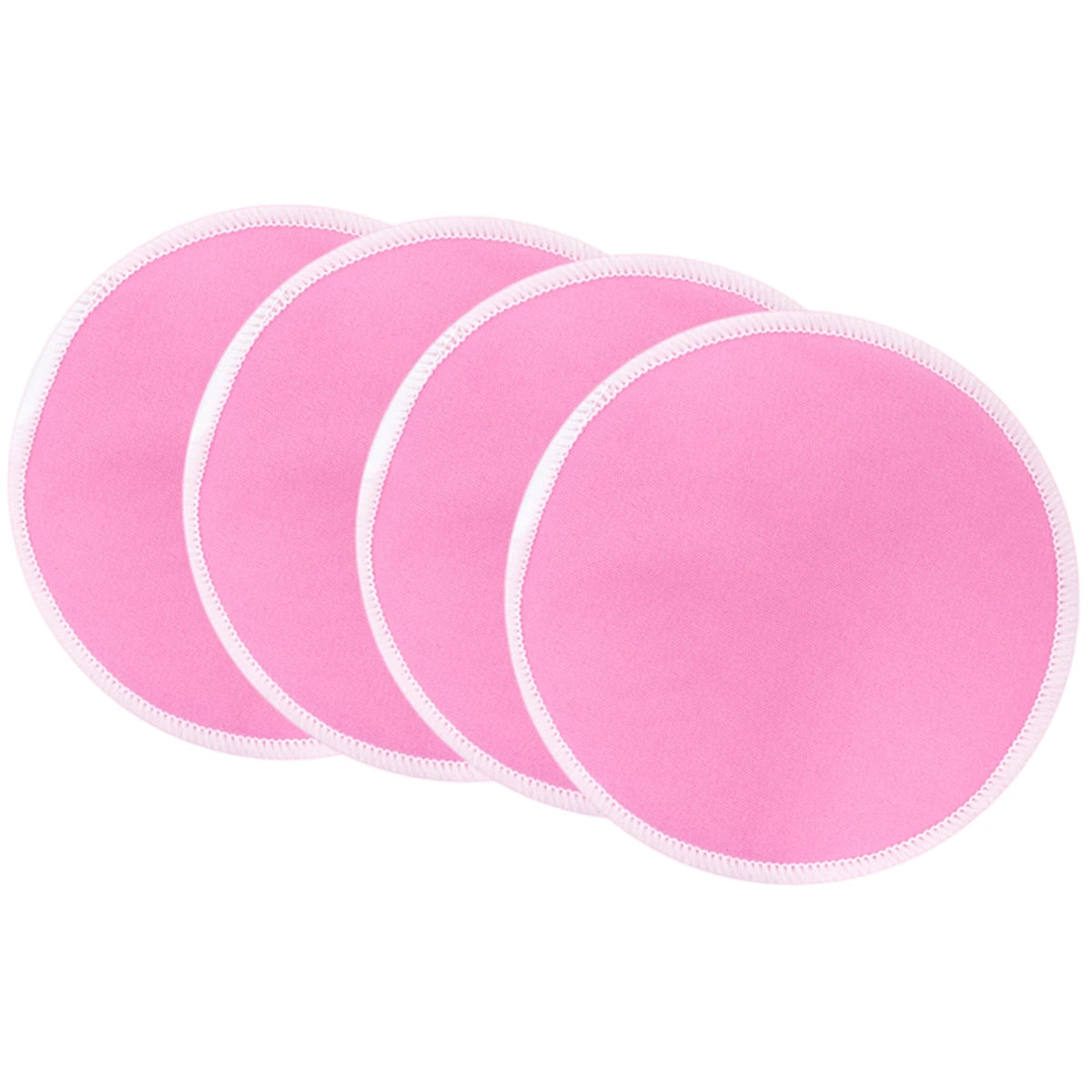 4Pc Rayon Made from Bamboo Nursing Breast Pads Washable & Reusable Breastfeeding Nursing Pads