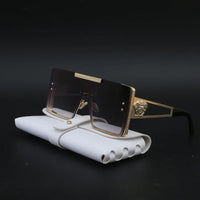 New Personality Square Big Cool Sunglasses for Men Women Fashion Retro Luxury Design Male Sun Glasses Gafas UV400 Gafas De Sol