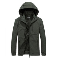 Men's Windbreaker Jackets Waterproof Hooded Water Proof Wind Breaker Casual Coat Male Clothing  Autumn Jackets Men TOP