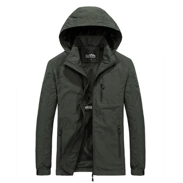 Men's Windbreaker Jackets Waterproof Hooded Water Proof Wind Breaker Casual Coat Male Clothing  Autumn Jackets Men TOP