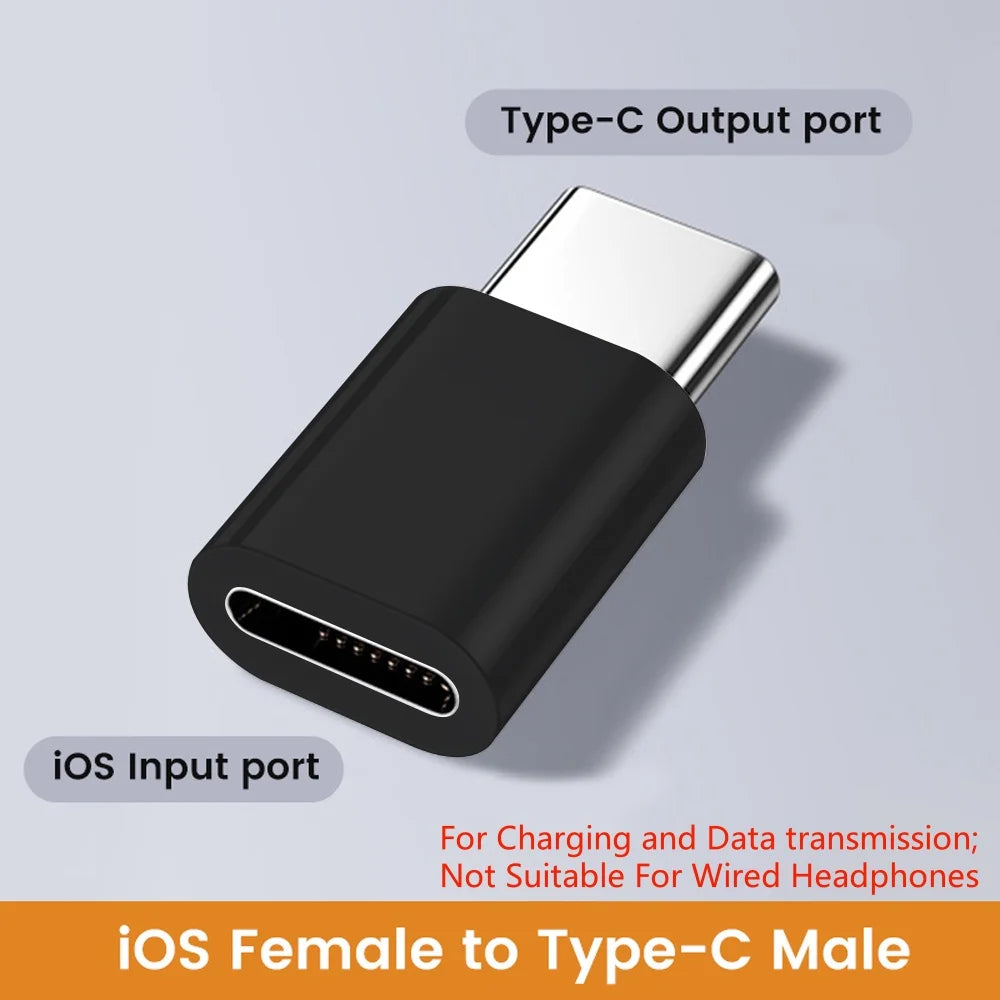 USB C to Lightning Adapter IOS Fast Charging Lightning Male to Type C Female Converter For iPhone 14 13 12 Data Transfer Adapter